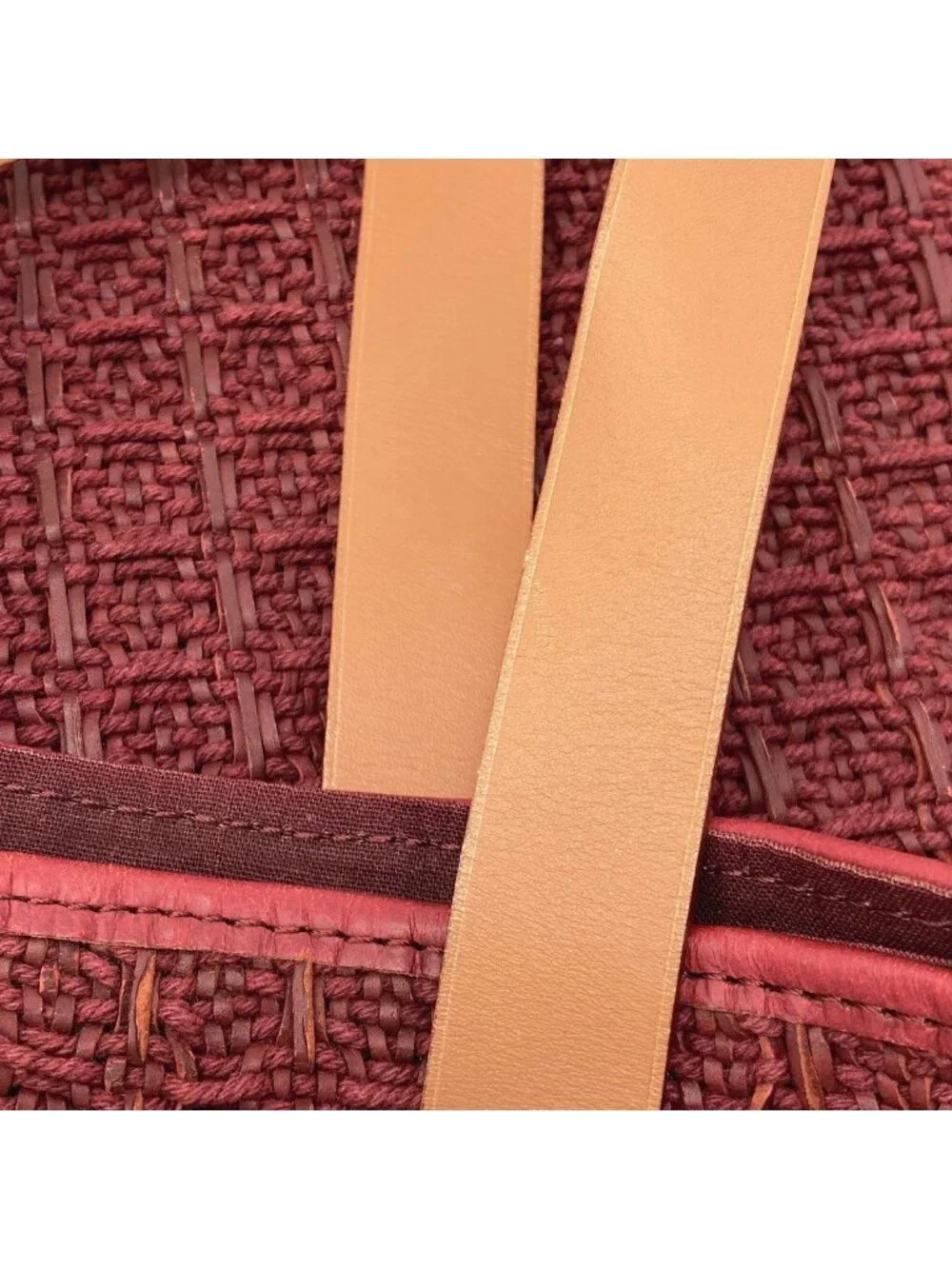Hermes Amedaba GM Handbag Canvas